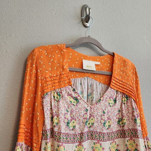 Maeve by Anthropologie‎ Ceresco Peasant Long Sleeve Top Size XS - Picture 3 of 13